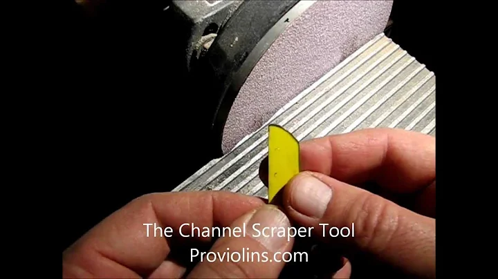 The Channel Scraper Tool for Violin Makers -  Shar...