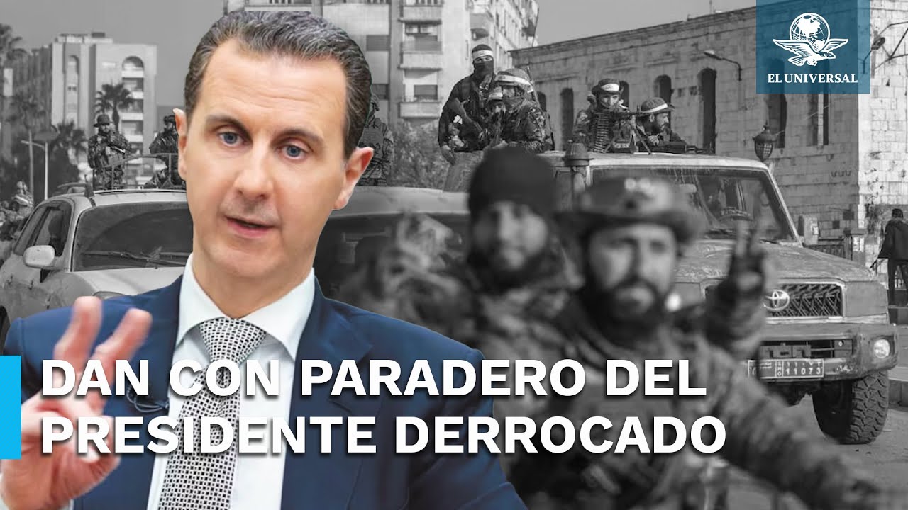 Bashar al-Assad y su familia están en Rusia; reciben asilo del Kremlin