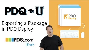 Export a Package in PDQ Deploy