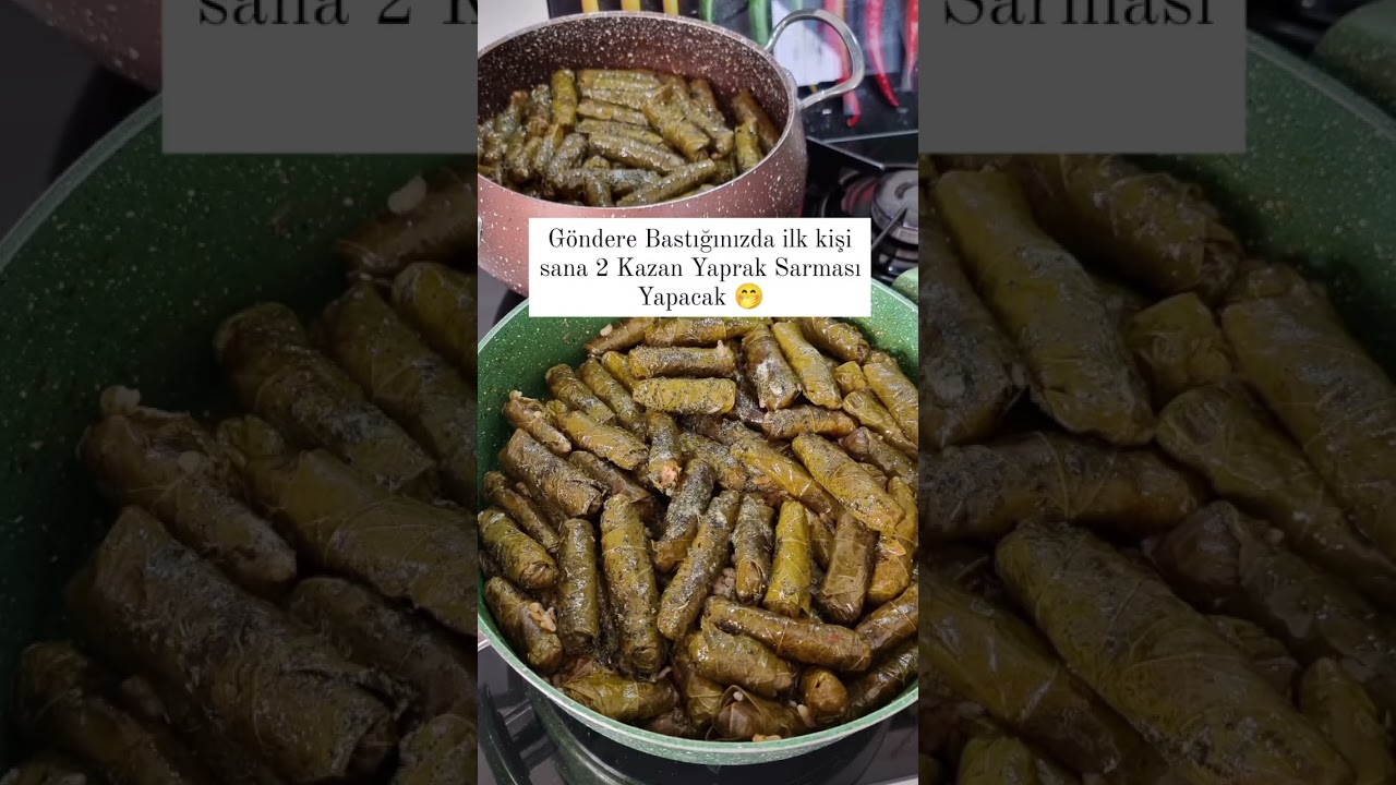 Yaprak sarması sevenler kendini belli etsin ????????