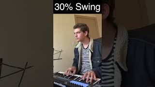which swing amount grooves more?