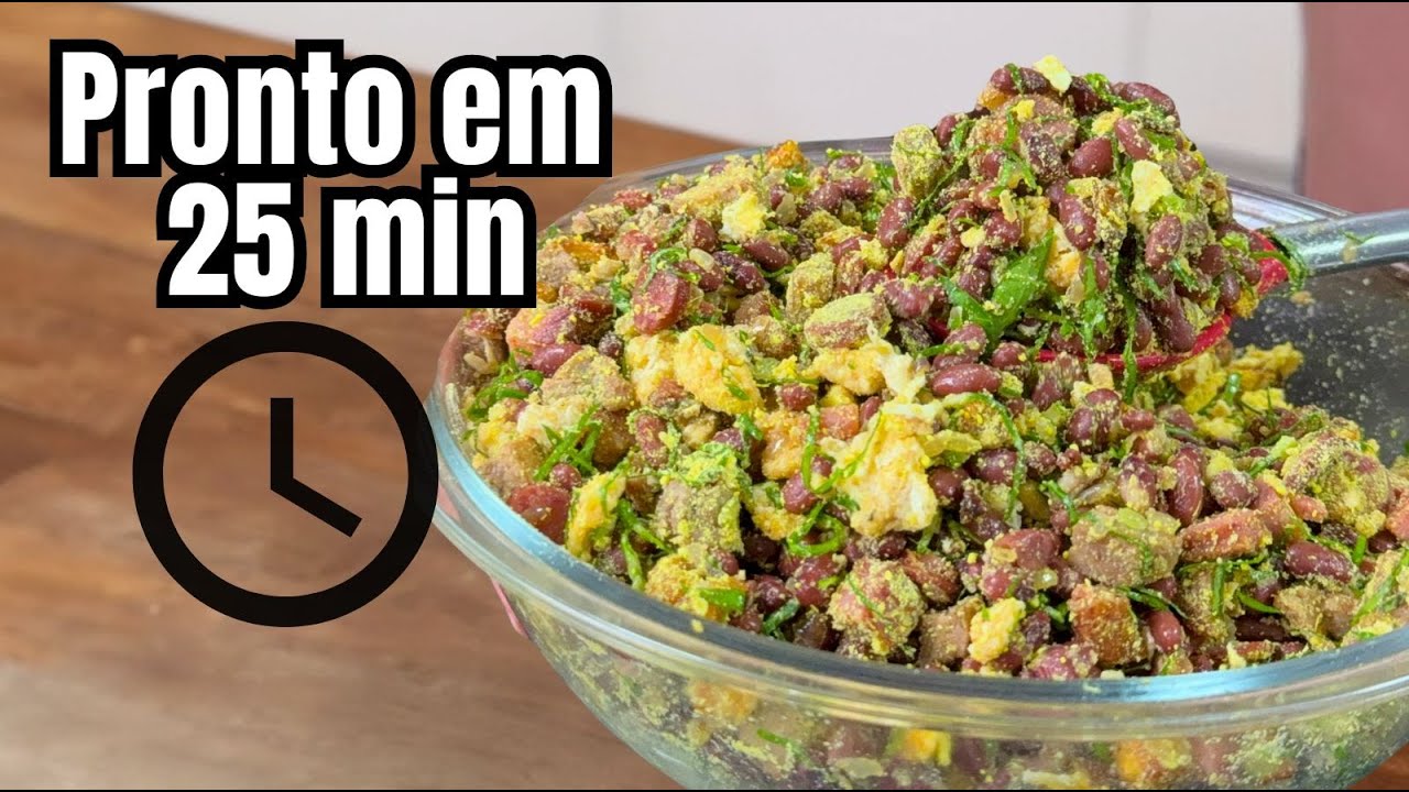 FEIJÃO TROPEIRO: Como Fazer Feijão Tropeiro Mineiro | Comida mineira passo a passo #feijãovermelho