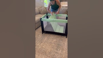 Such an easy set up and tear down play yard! Link in comments! #amazonfinds
