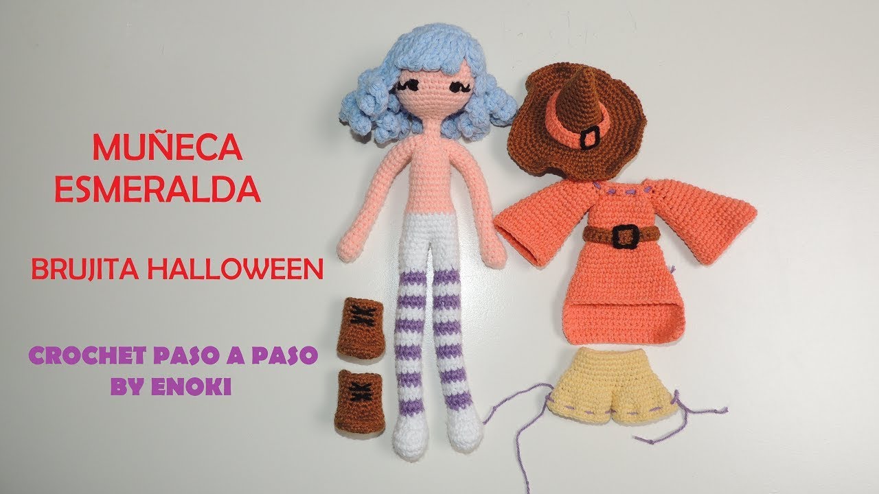 Como Tejer Cuerpo Muneca Esmeralda Amigurumi Crochet Youtube