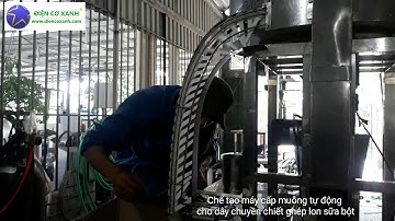 Chế tạo máy cấp muỗng tự động - ĐIỆN CƠ XANH