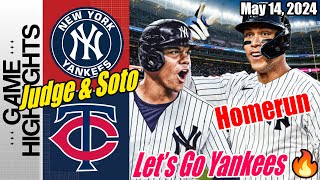 New York Yankees vs Twins [TODAY] Highlights | Juan Soto & Judge Hits Homerun 🚀 [Let's Go Yankees] 🔥