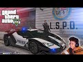 Criminal Hunting with my LAMBORGHINI Police Car | GTA 5