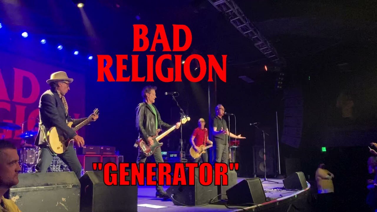 bad religion generator tour