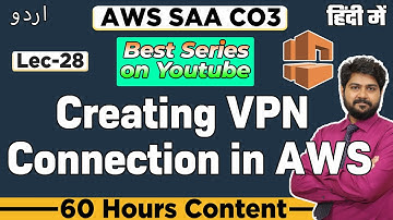 AWS Tutorials in Hindi/Urdu | VPN Connection in AWS-LEC 28 | Access EC2 Instance through VPN