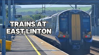 Trains at East Linton 17/05/24