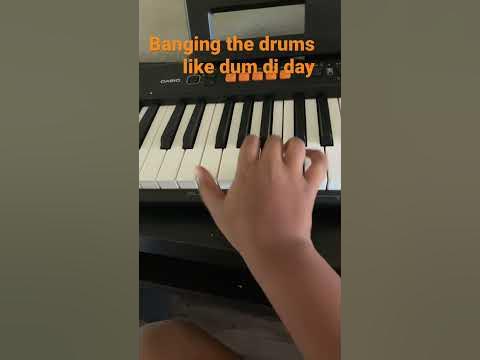 Banging the drums like dum di day song on piano #shorts #piano - YouTube
