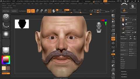 ZBrush Basics for Beginners - 12 - Realistic Texturing with Polypainting