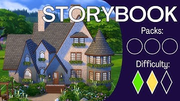 How To Build a STORYBOOK Like a Nerd - Base Game In-Depth Sims 4 Building Tutorial