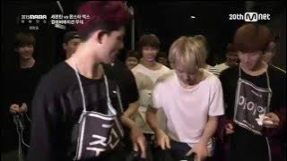 151210 HOSHI imitates JOOHEON in Trespass part (MAMA)