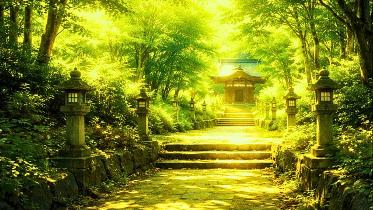 静かな参道を歩く時間｜心を整える和風アンビエントBGM / Sacred Path in Silence｜Japanese Ambient BGM for Focus & Calm