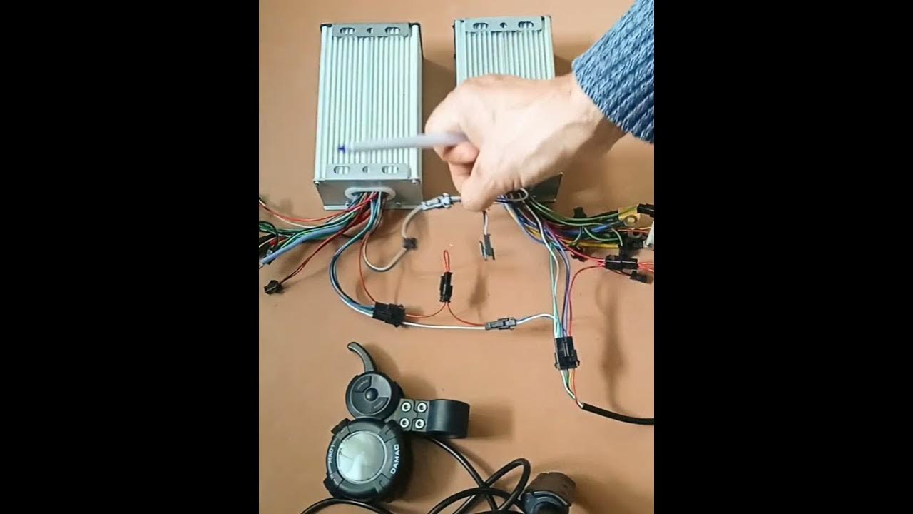 Как подключить два контроллера мотор колеса самоката на один компьютер ...