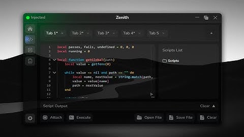 Roblox Executor "Zenith" Web No Key Script Exploit [100% UNC]