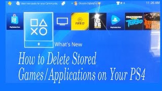 Playstation 4 data management