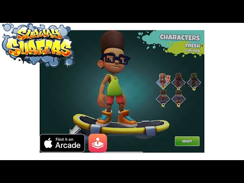 Subway Surfers Tag Gameplay, Playing as Fresh! - Apple Arcade Games Showcase