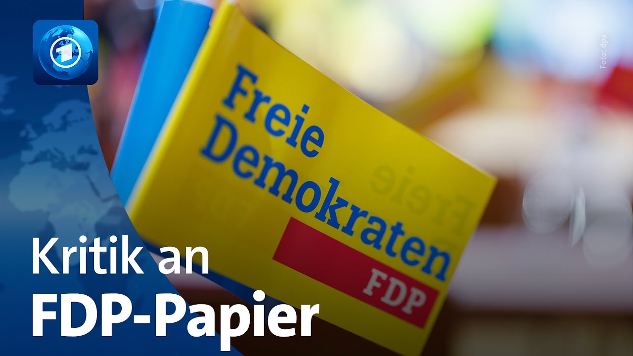 DEUTSCHLAND: Droht Ampel das Aus? FDP legt Zwölf-Punkte-Plan vor - SPD reagiert mit Empörung