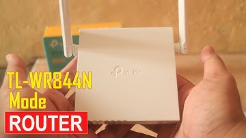 Cara Setting TP-LINK WR844N Mode Router - Sambung via Kabel LAN #tlwr844n #tplink