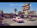 Vintage Peter Pan Motor Lodge, Anaheim California, Color video of 1960's Motel, Midcentury Googie