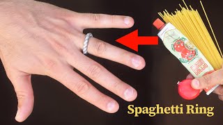 I made a Metal Ring from Spaghetti Recipe #metalcasting