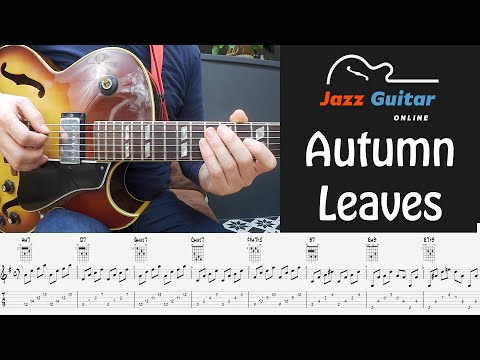 Autumn Leaves - Easy Jazz Guitar Chords
