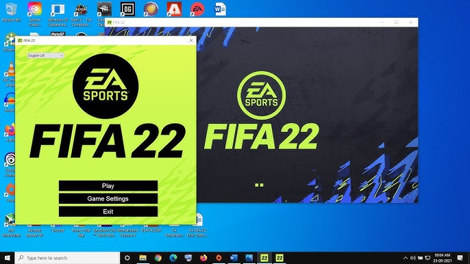 fifa 22 was suddenly not installed / located anymore and i had to