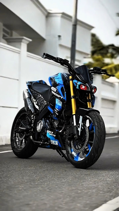 Yamaha mt 15 modified 💙 Full body wrap 💥 Akrapovic exhaust 💨 #ytshorts #shorts #viral