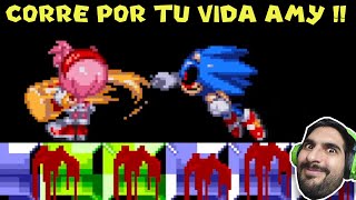 CORRE POR TU VIDA AMY !! - Sonic.EXE Blood Tears con Pepe el Mago (#2)