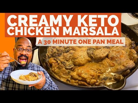 Creamy Keto Low Carb Chicken Marsala Recipe: 30 Minutes and One Pot
