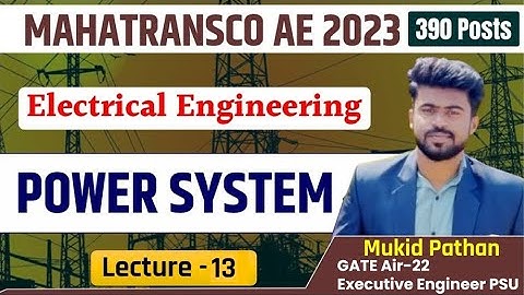 MAHATRANSCO AE Recruitment 2023 | Power System | Demo Lecture 13 | Mukid Pathan Sir | #mahatransco