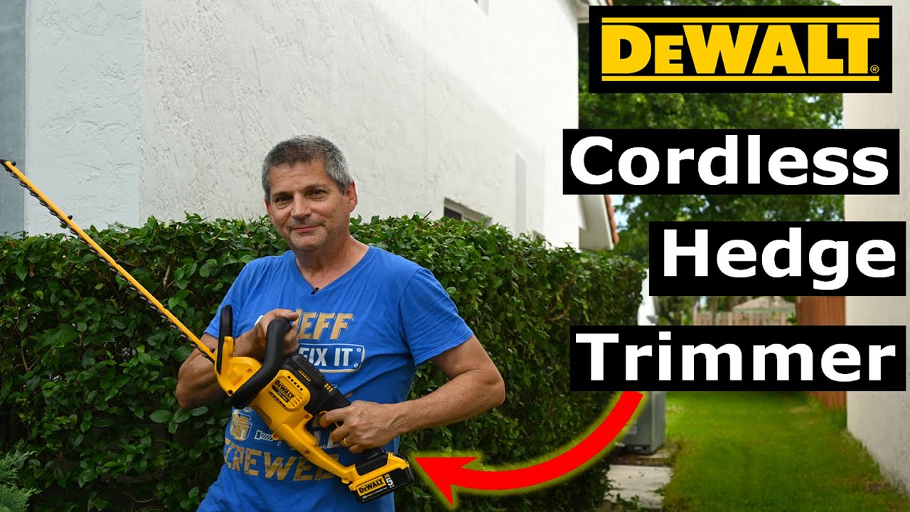 dewalt flexvolt hedge trimmer