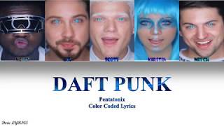 Pentatonix - Daft Punk (Color Coded Lyrics)