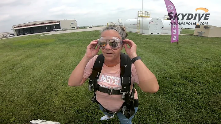 Brenda Hartman - Tandem Skydive at Skydive Indiana...