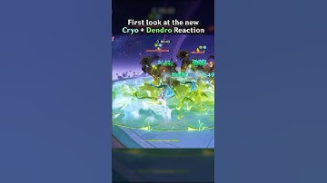 FIRST LOOK AT THE NEW CRYO + DENDRO REACTION