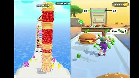 Fat 2 Fit   Pancake Run in Max Levels Android Gameplay Walkthrough Update All Trailers Game Mobil#4