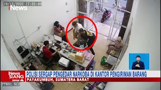 Detik-detik Polisi Sergap Pengedar Narkoba di Kantor Ekspedisi #iNewsSiang 21/12