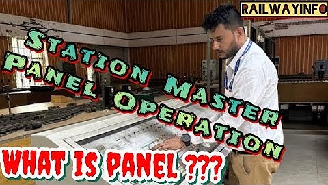 What is Panel?? How to Operate Station Master Panel #RRI_Panel #SSI_Panel #Full details of panel