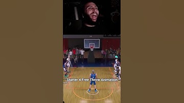 NBA 2K26 Funny Starter 4 Free Throw Animation #Nba2k26 #2kcommunity #2kcontent #2k26 #funny