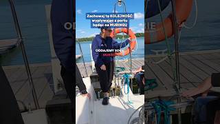 Wypływanie z portu, a Muring. #żagle #żeglarstwo #żeglowanie #żeglarz #sailing #kursżeglarski