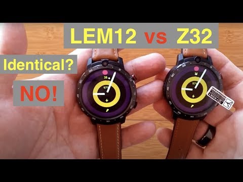 LEMFO LEM12 vs OUKITEL Z32 Dual Camera 3GB/32GB Smartwatches & 900 mAh Power Banks: Identical? No!