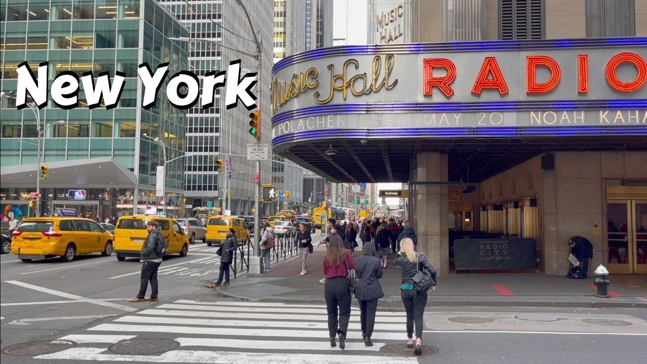⁣New York 4k 2023 - Manhattan Virtual Tour - NYC City Walk