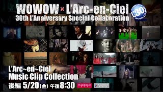 WOWOW × L'Arc～en～Ciel 30th L'Anniversary Special Collaboration