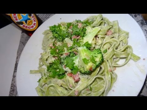 pâtes-au-fromage-bleu,-lardon-fumé-&-brocoli-/-pâtes-crémeuses-bleu,-bacon-&-broccoli---recette-#52