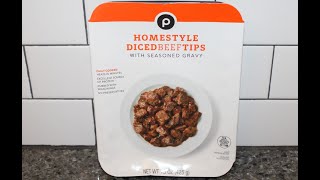 Publix Homestyle Diced Beef Tips with Seasoned Gravy Review by Lunchtime Review 1,155 views 8 days ago 7 minutes, 44 seconds