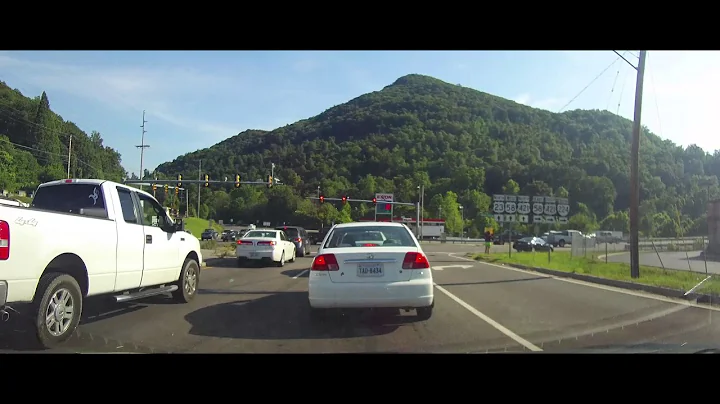 Driving through Weber City, Virginia on US 23