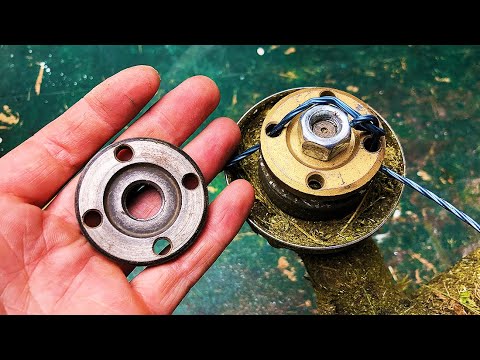 Eternal and simple coils and attachments for a trimmer mower with your own hands or for a penny