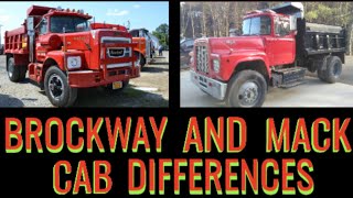 Time to finally settle the debate. The difference between a Brockway 700 cab and a Mack R model cab.